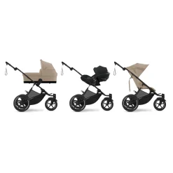 cybex Avi Spin Almond*Kinder Kombi-Kinderwagen