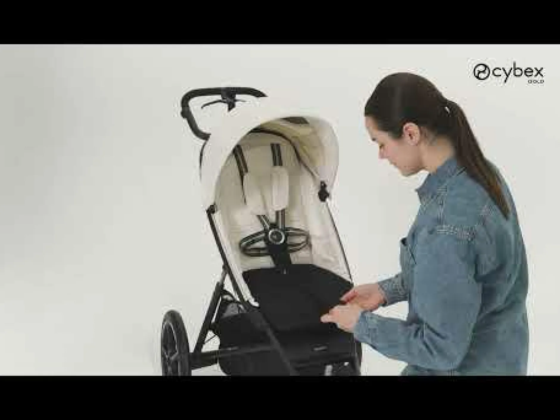 cybex Avi Spin Seashell*Kinder Kombi-Kinderwagen