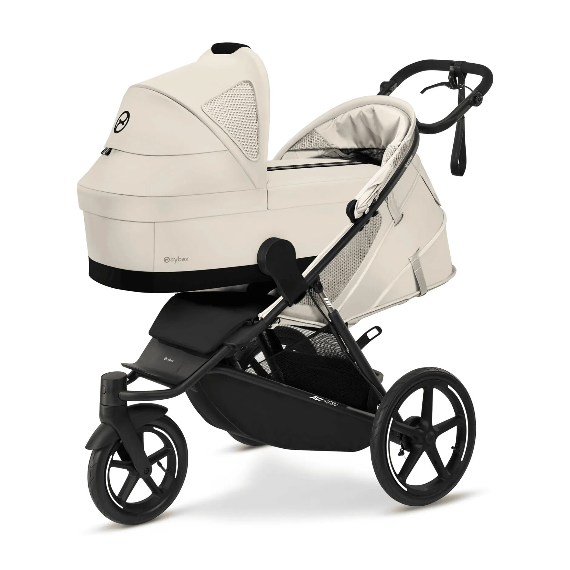 cybex Avi Spin Seashell*Kinder Kombi-Kinderwagen