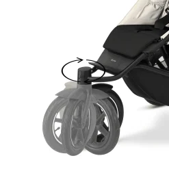 cybex Avi Spin Seashell*Kinder Kombi-Kinderwagen