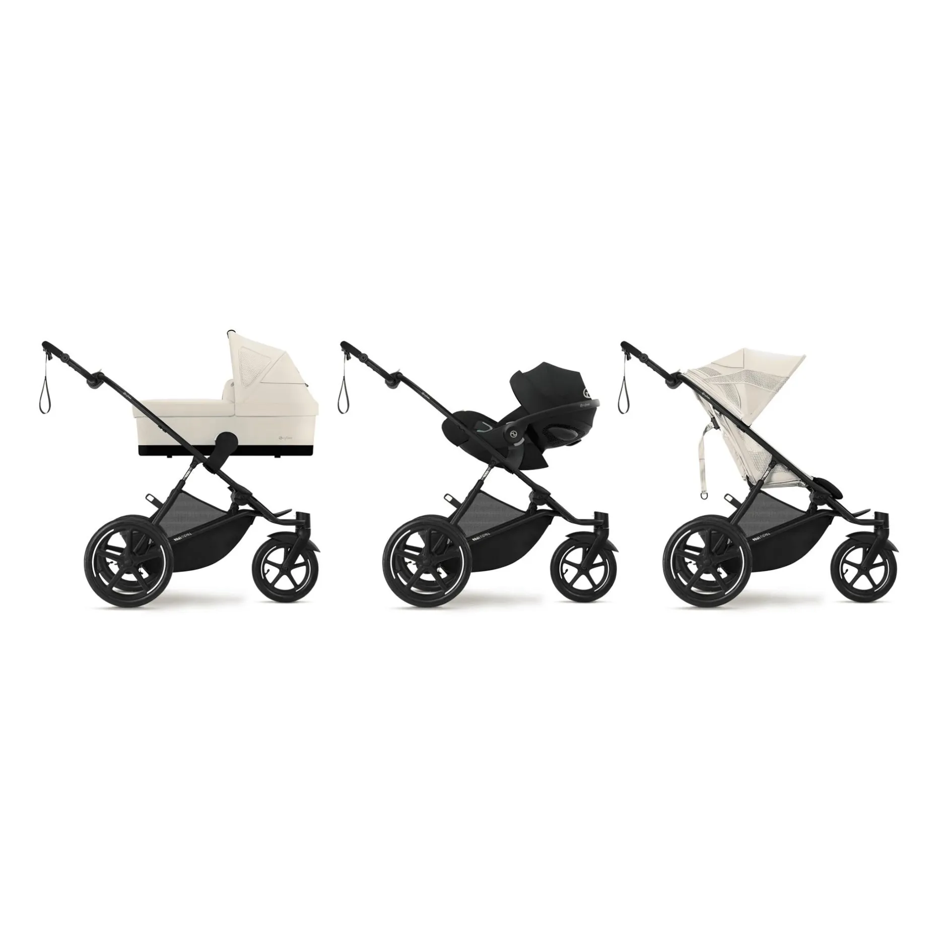 cybex Avi Spin Seashell*Kinder Kombi-Kinderwagen