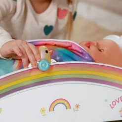 Zapf Creation BABY born Regenbogen Bett*Kinder Puppen & Puppenwagen|Spielzeug Ab 3 Jahren