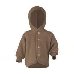 ENGEL Baby Kapuzenjacke Walnuss Melange* Jacken