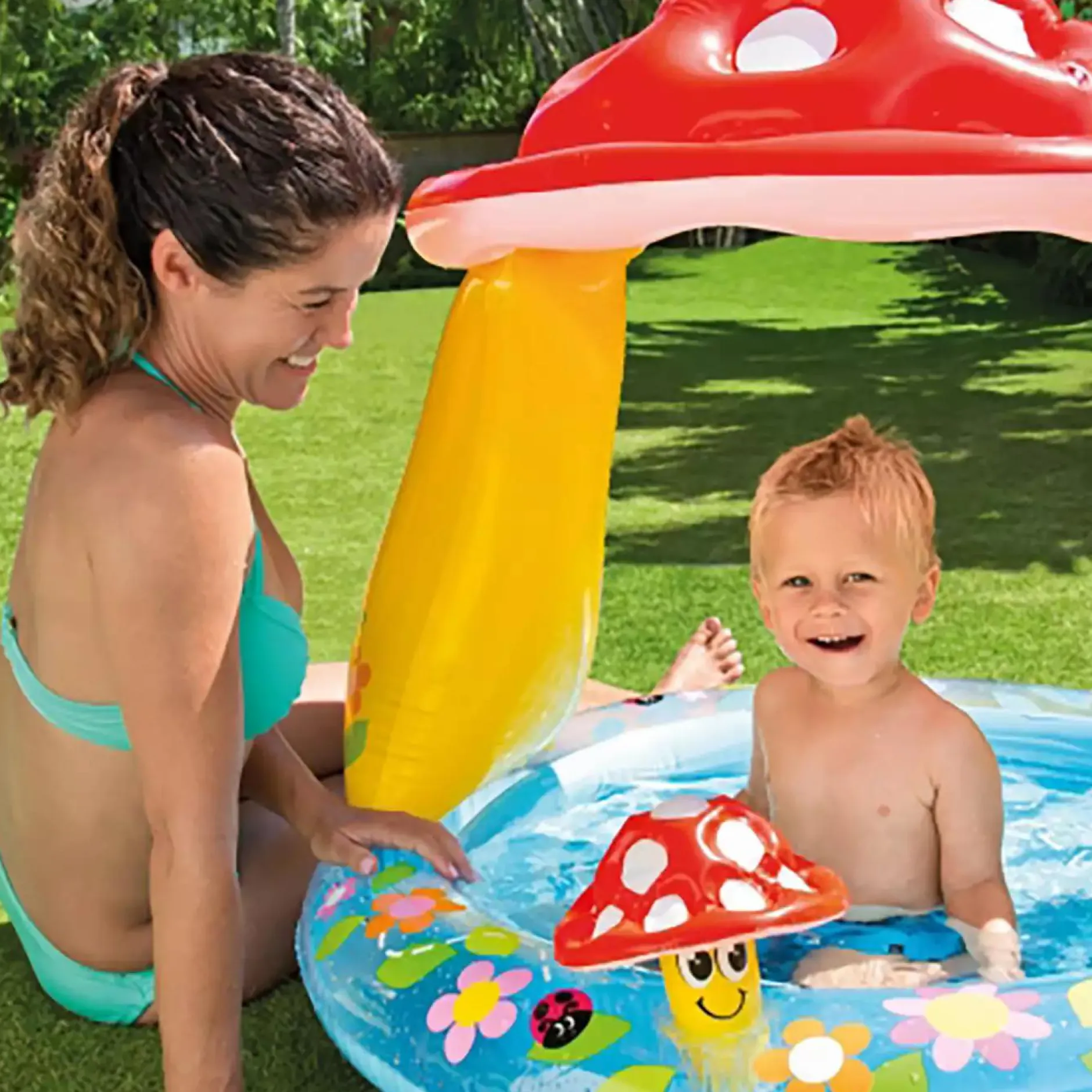 INTEX Baby Pool Pilz 102x89cm* Planschbecken & Zubehör
