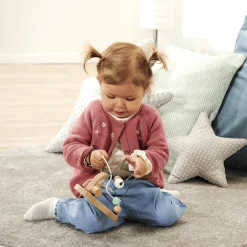 Eichhorn Baby Pure Motorikschleife*Kinder Holzspielzeug