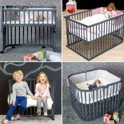 babybay Boxspring schiefer* Babybetten
