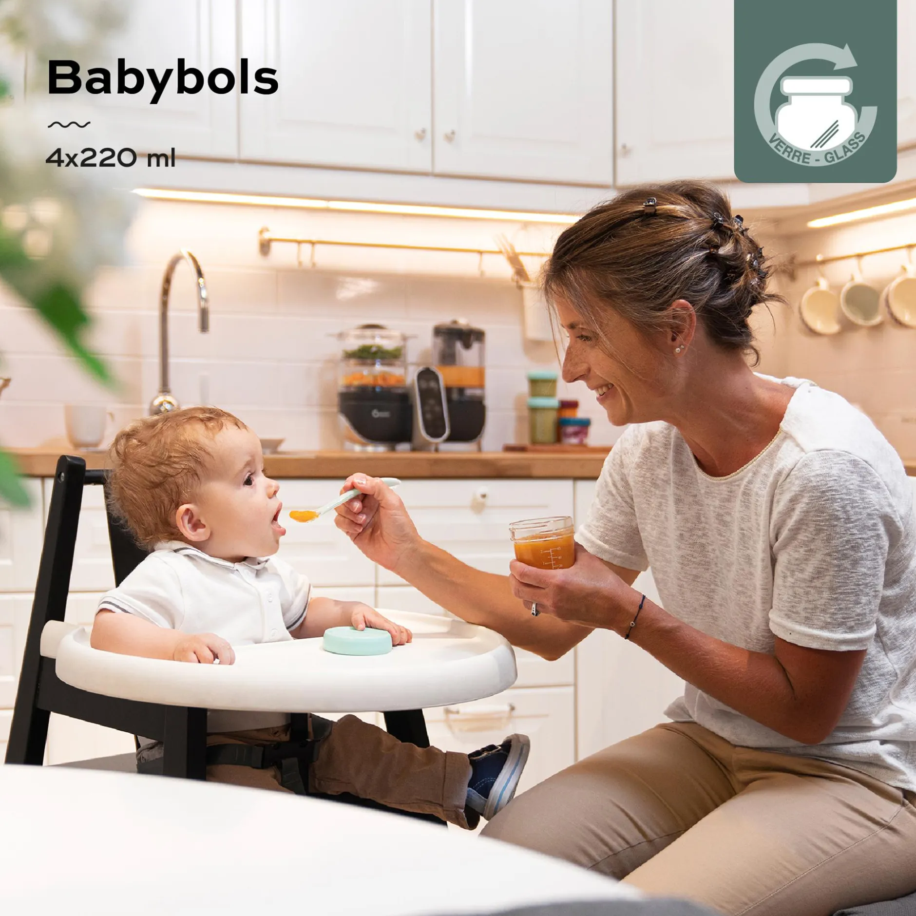 babymoov Babybols Glas 240 ml* Nahrungsbehälter