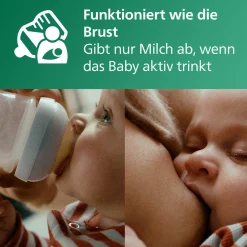 PHILIPS AVENT Babyflasche Glas Natural Response Gr.2 120ml SCY930/01* Flaschen & Sauger