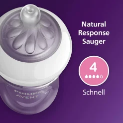 PHILIPS AVENT Babyflasche Natural Response Gr.4 330ml SCY906/01* Flaschen & Sauger