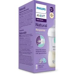 PHILIPS AVENT Babyflasche Natural Response AirFree Gr.3 260ml Elefant SCY673/81* Flaschen & Sauger