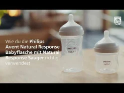 PHILIPS AVENT Babyflasche Natural Response AirFree Gr.3 260ml Bär SCY673/82* Flaschen & Sauger