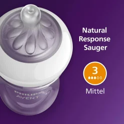 PHILIPS AVENT Babyflasche Natural Response Gr.3 260ml SCY903/01* Flaschen & Sauger