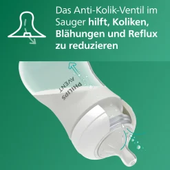 PHILIPS AVENT Babyflaschen Glas Natural Response Gr.3 260ml SCY933/02* Flaschen & Sauger