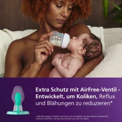 PHILIPS AVENT Babyflaschen Natural Response AirFree Gr.2 125ml SCY670/02* Flaschen & Sauger