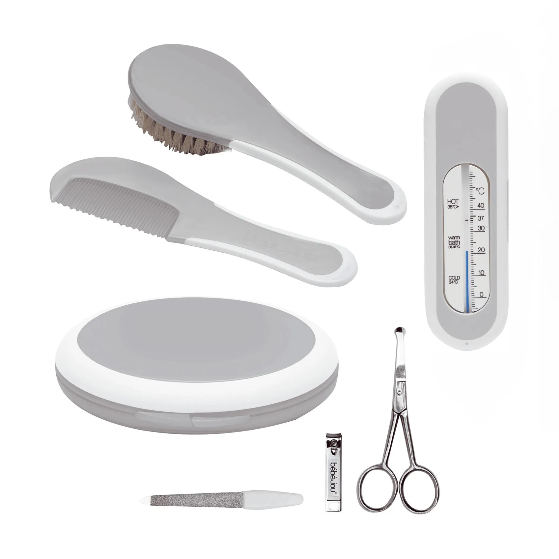 bu00e9bu00e9-jou Babypflege-Set Light Grey* Hausapotheke
