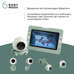 babymoov Babyphone mit Kamera YOO GO + HD und Zusatzkamera YOO GO + HD* Babyphone