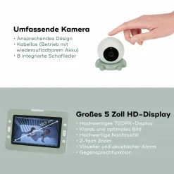 babymoov Babyphone mit Kamera YOO GO + HD* Babyphone