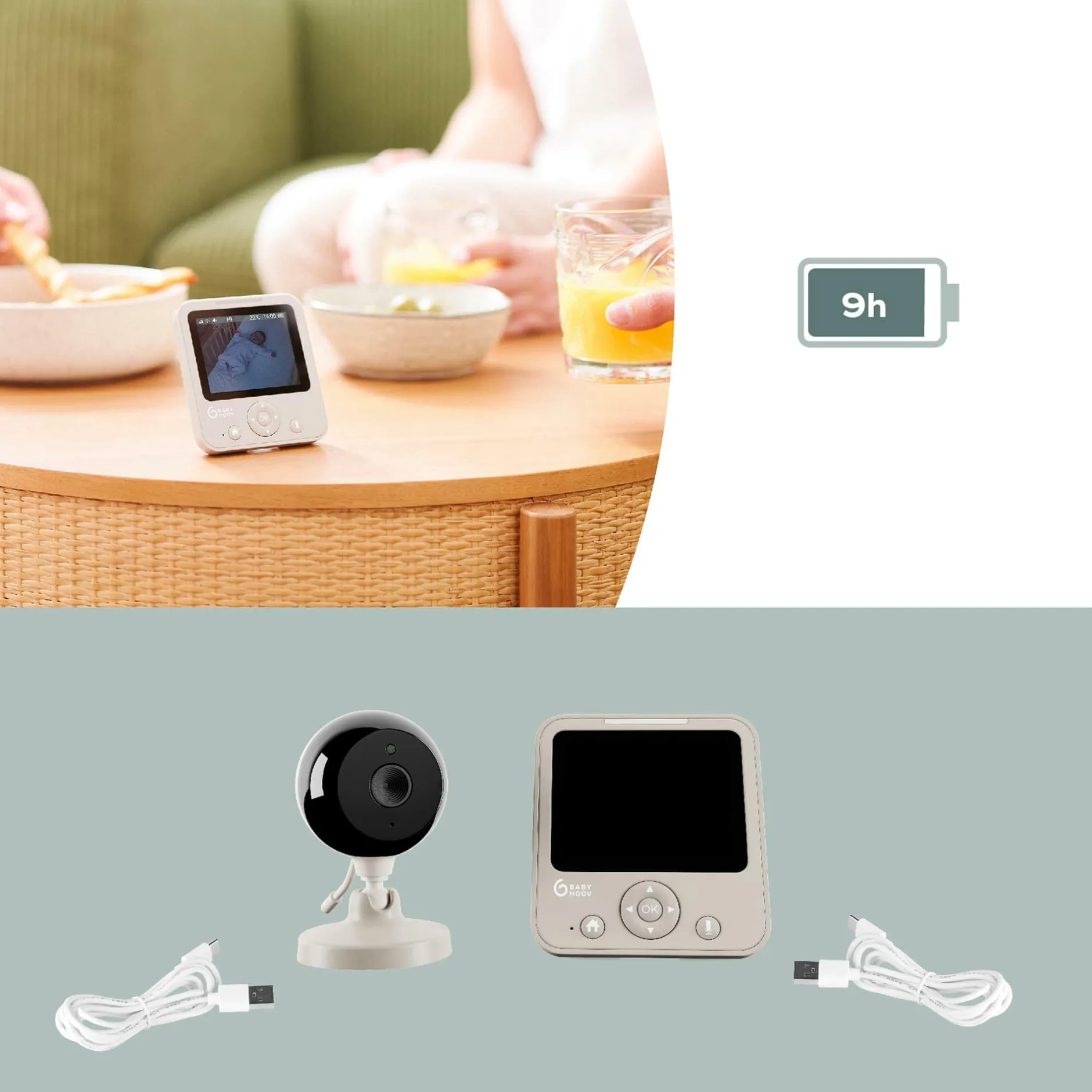 babymoov Babyphone mit Kamera YOO START* Babyphone