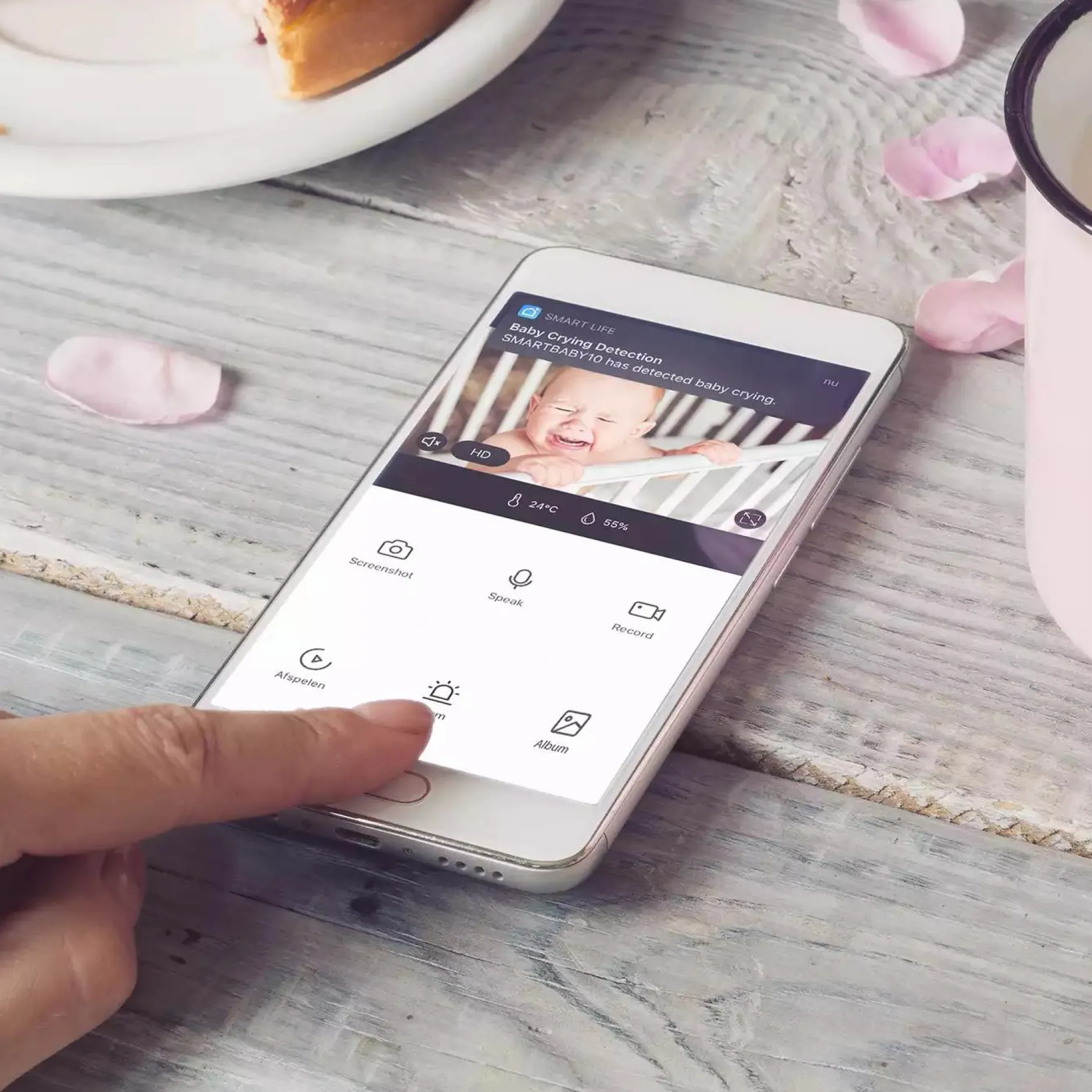 Alecto baby Babyphone Smartbaby5 mit WLAN* Babyphone