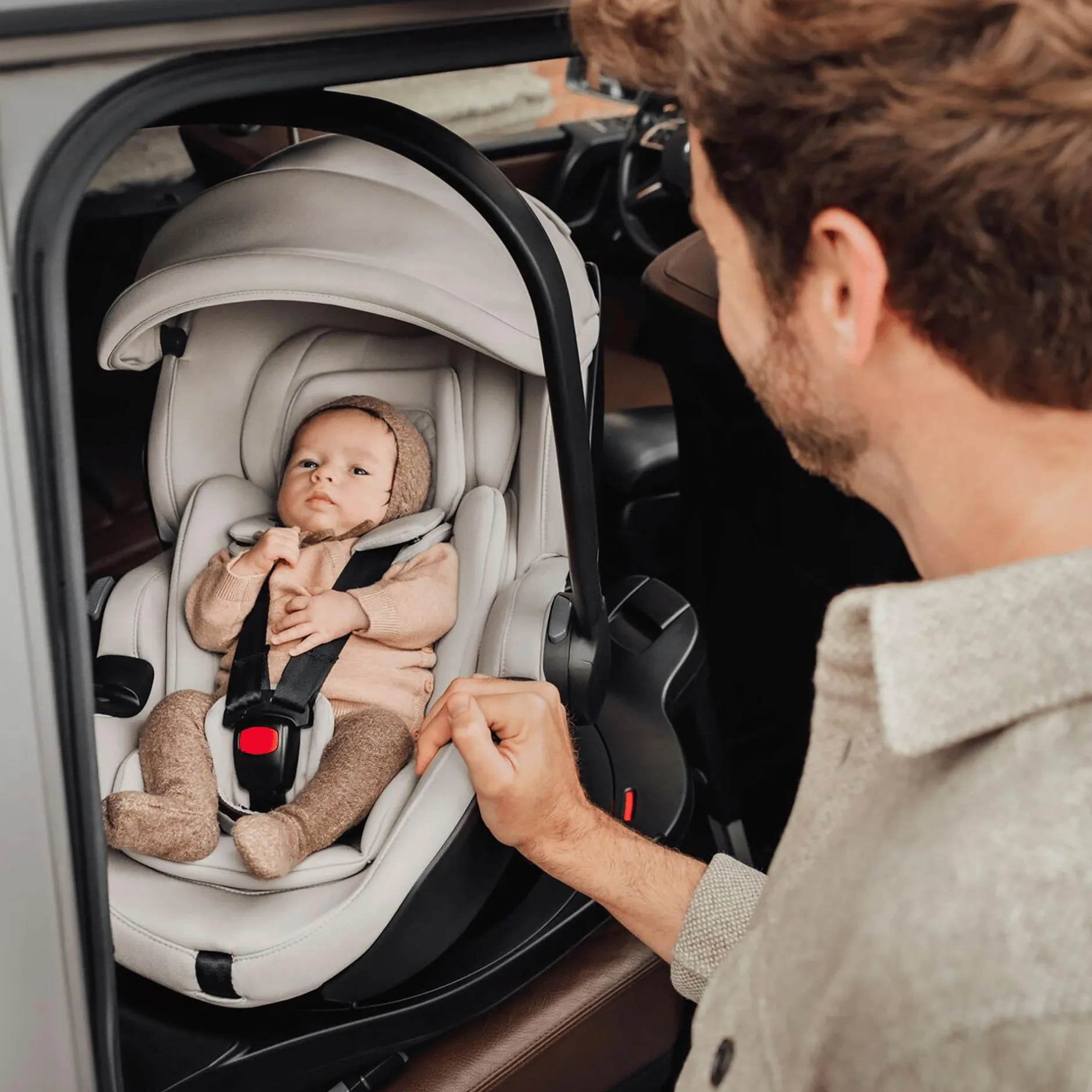 Britax Diamond BABY-SAFE PRO Lux Soft Taupe*Kinder Babyschalen 0-13 Kg, Gruppe 0+