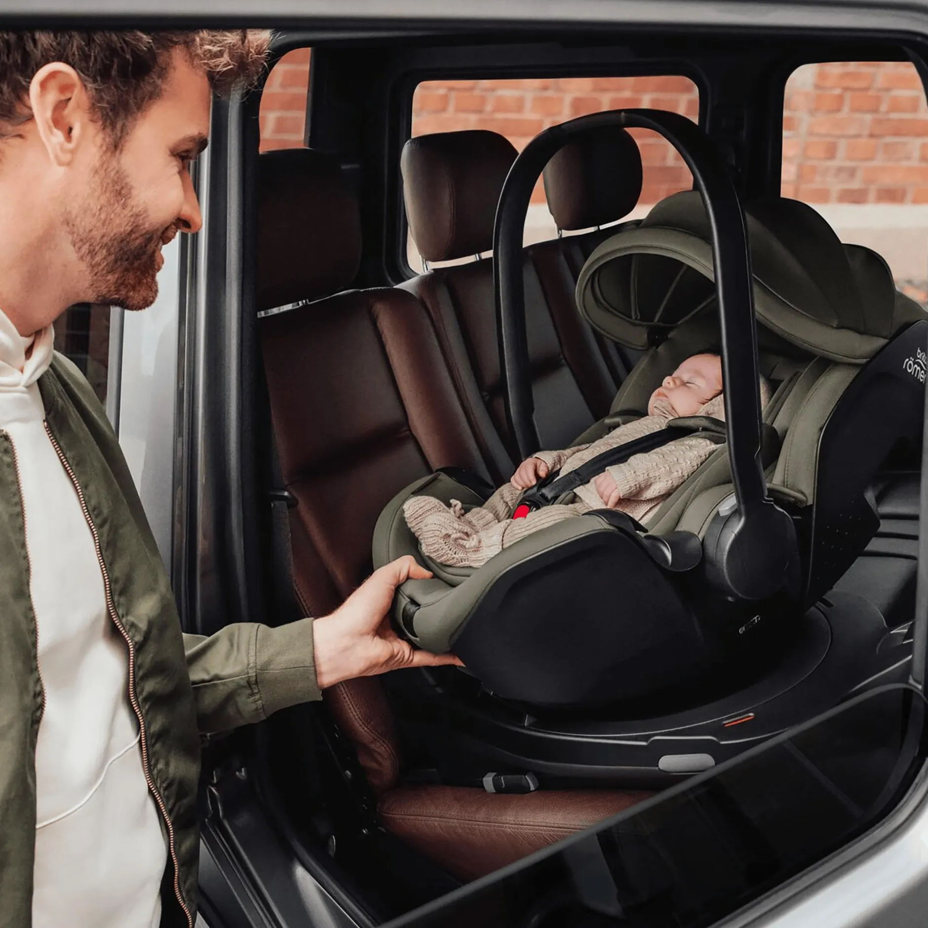 Britax Diamond BABY-SAFE PRO Lux Urban Olive*Kinder Babyschalen 0-13 Kg, Gruppe 0+