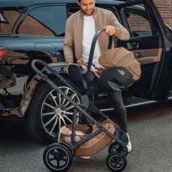 Britax Diamond BABY-SAFE PRO Lux Warm Caramel Diamond*Kinder Babyschalen 0-13 Kg, Gruppe 0+