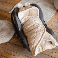 KAISER Babyschalen Wrap Recy Small Sand/Cream*Kinder Kindersitz Zubehör