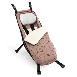 Croozer Babysitz Winter-Set Red Patterned* Fahrradanhänger Zubehör|Fahrradsitze