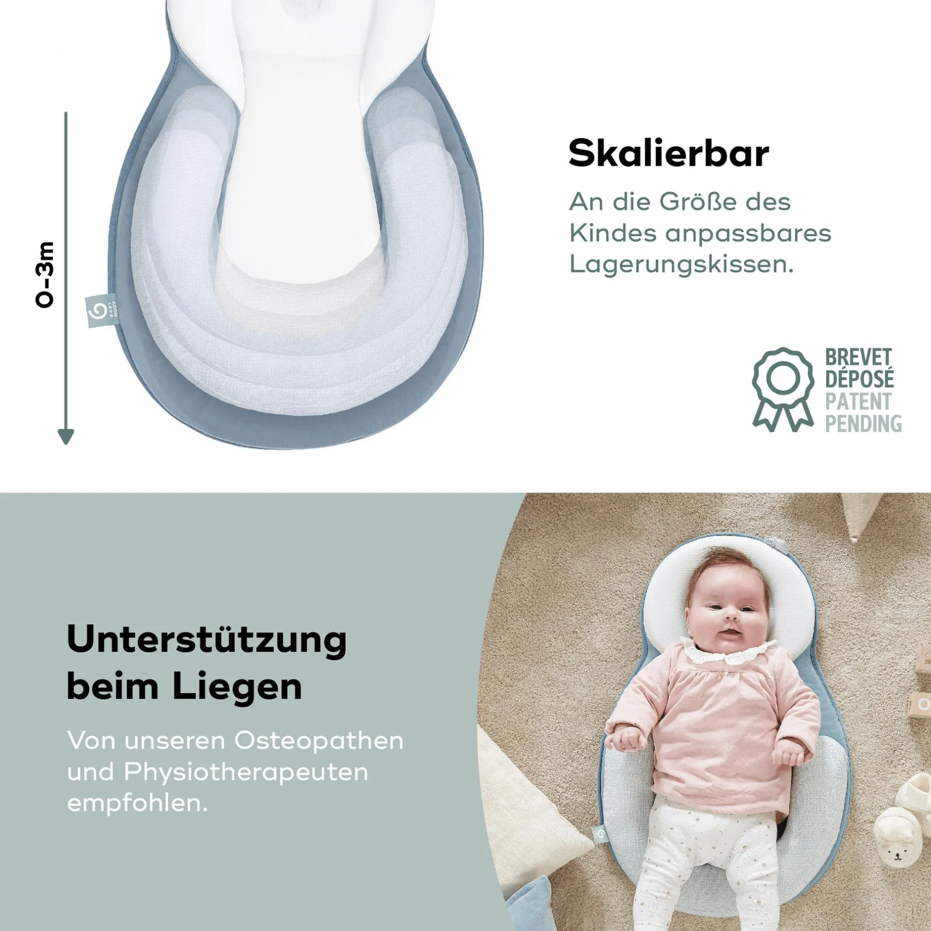 babymoov Babystütze Cosydream Mosaic* Bettausstattung