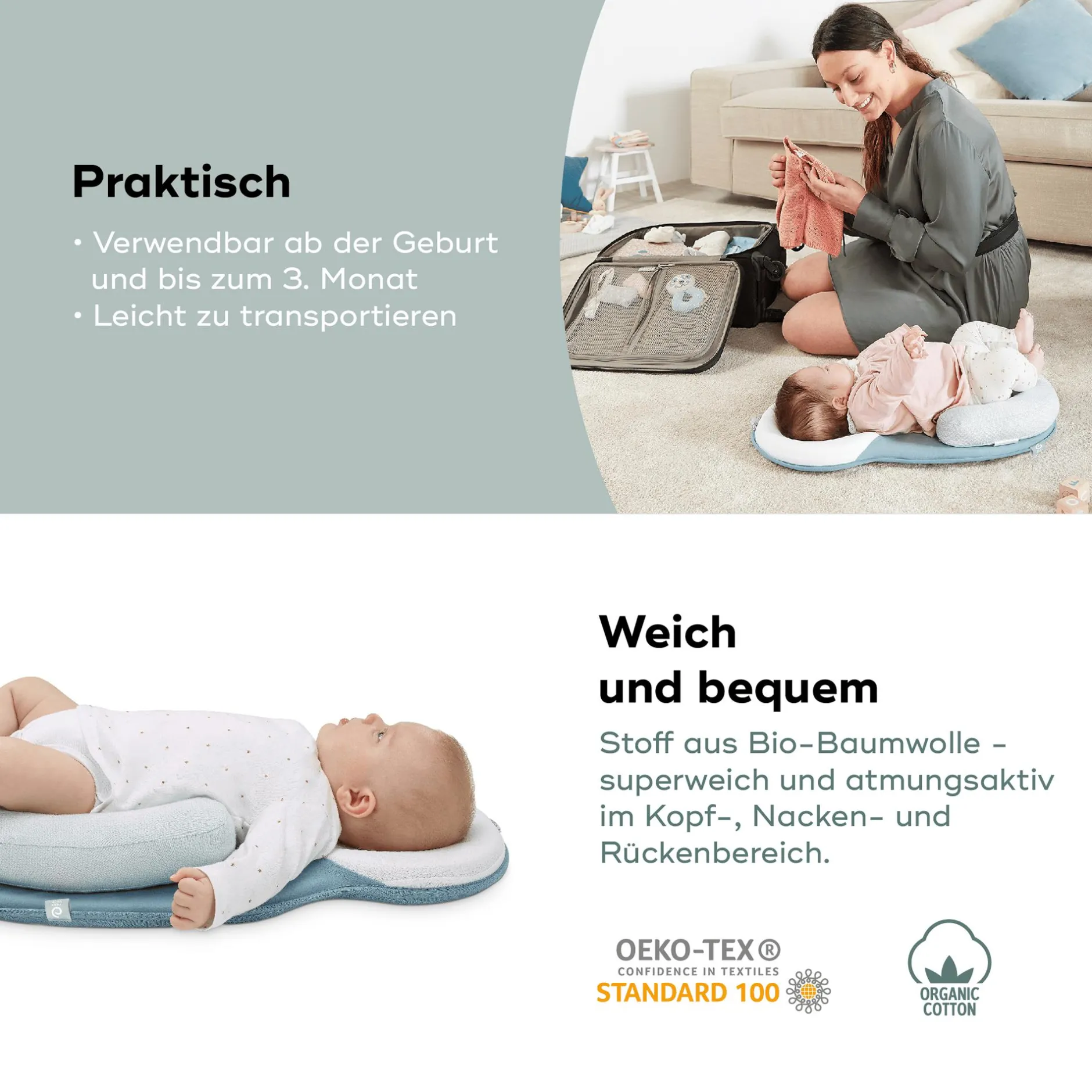 babymoov Babystütze Cosydream Mosaic* Bettausstattung