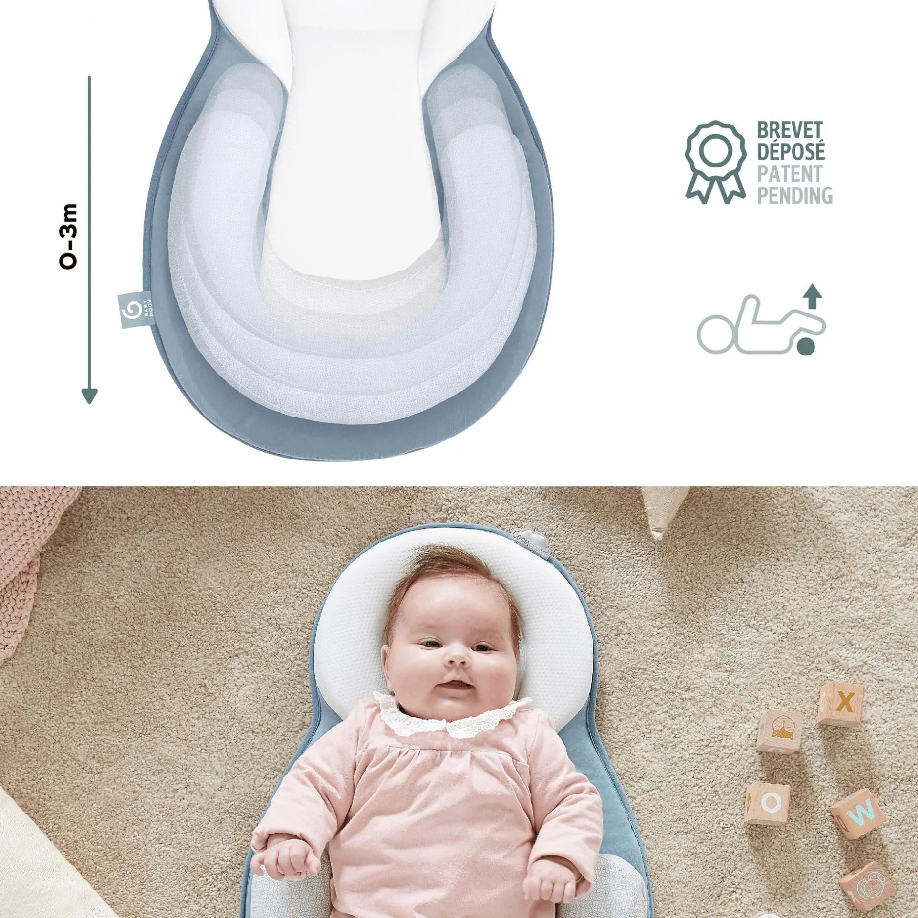 babymoov Babystütze Cosydream Mosaic* Bettausstattung