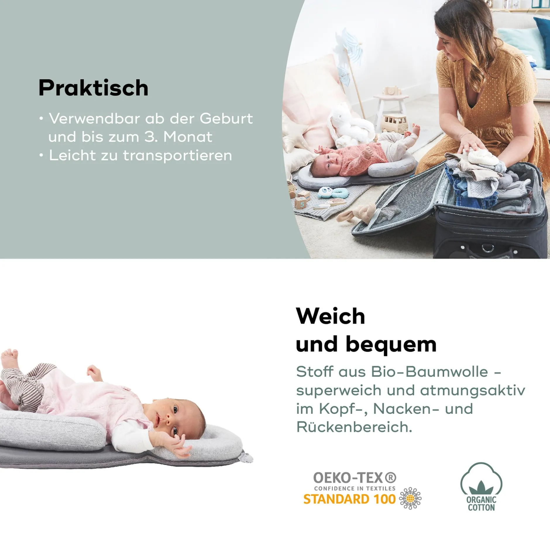 babymoov Babystütze Cosydream Smokey* Bettausstattung