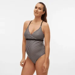Mamalicious Badeanzug Stripes* Sonstige Umstandsmode