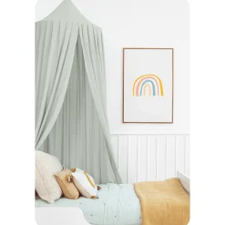 LITTLE ONE Baldachin Mineral Grey* Bettausstattung