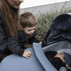 THULE Bassinet Mid Blue*Kinder Kinderwagen Zubehör