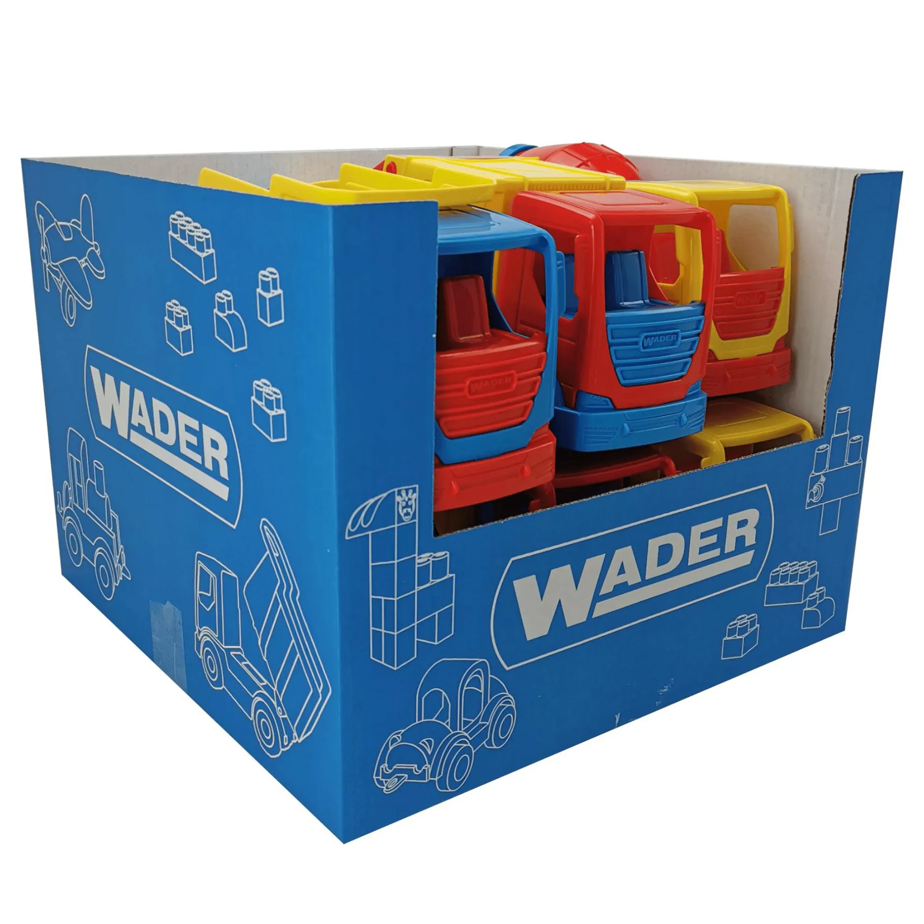 WADER Baufahrzeug*Kinder Lernspielzeug