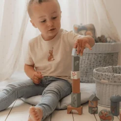 LITTLE DUTCH Bausteine Forest Friends*Kinder Konstruktionsspielzeug|Holzspielzeug
