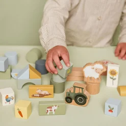LITTLE DUTCH Bausteine Little Farm*Kinder Konstruktionsspielzeug