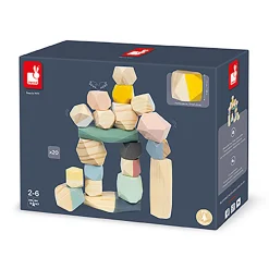 Janod Bausteine Sweet Cocoon*Kinder Lernspielzeug|Holzspielzeug