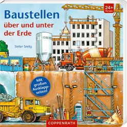 COPPENRATH Baustellen über und unter der Erde*Kinder Kinderbücher|Spielzeug Ab 2 Jahre