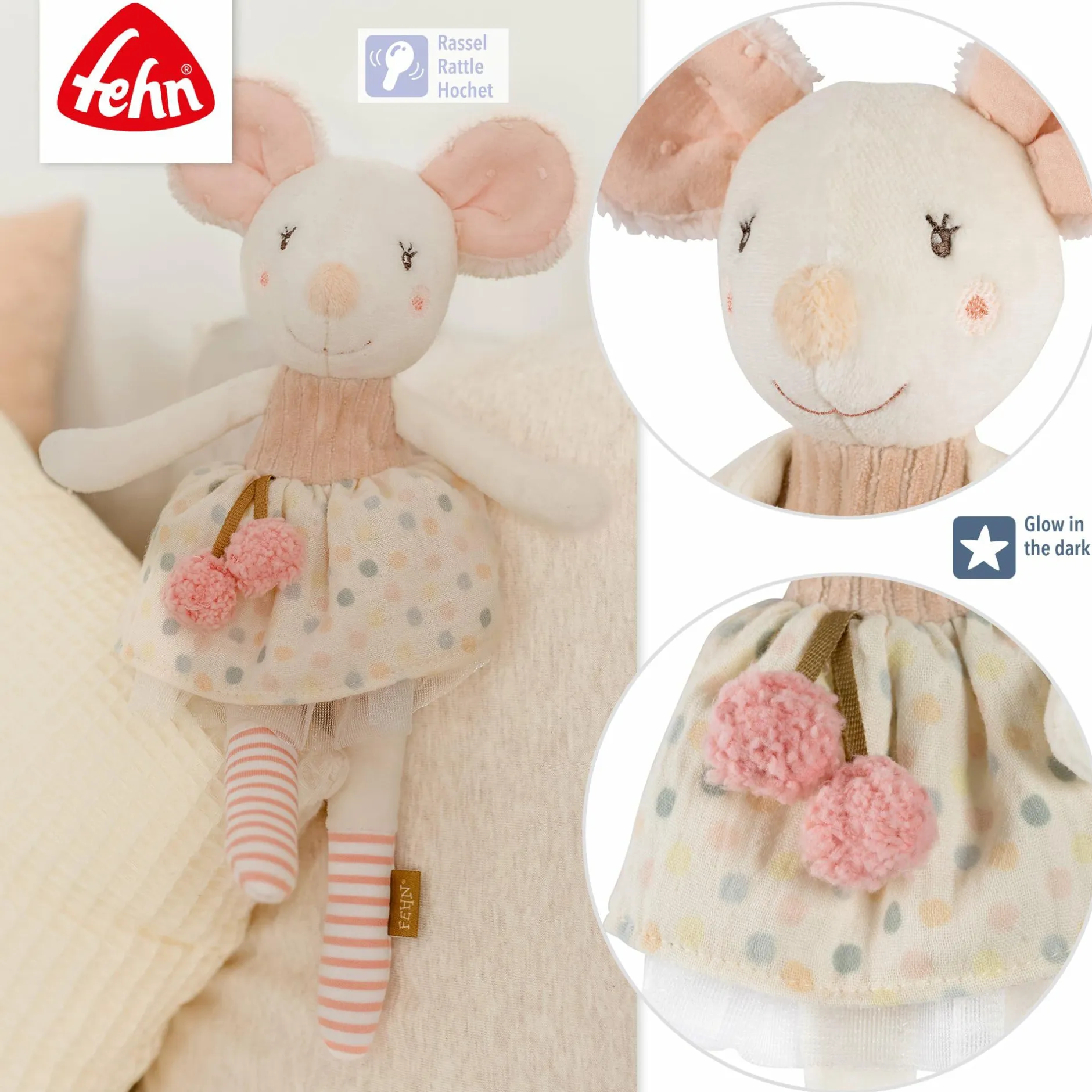 fehn Bean Bag Maus* Kuscheltiere