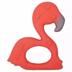 DIE SPIEGELBURG Beißring aus Naturkautschuk Flamingo Frieda* Zahnungshilfen