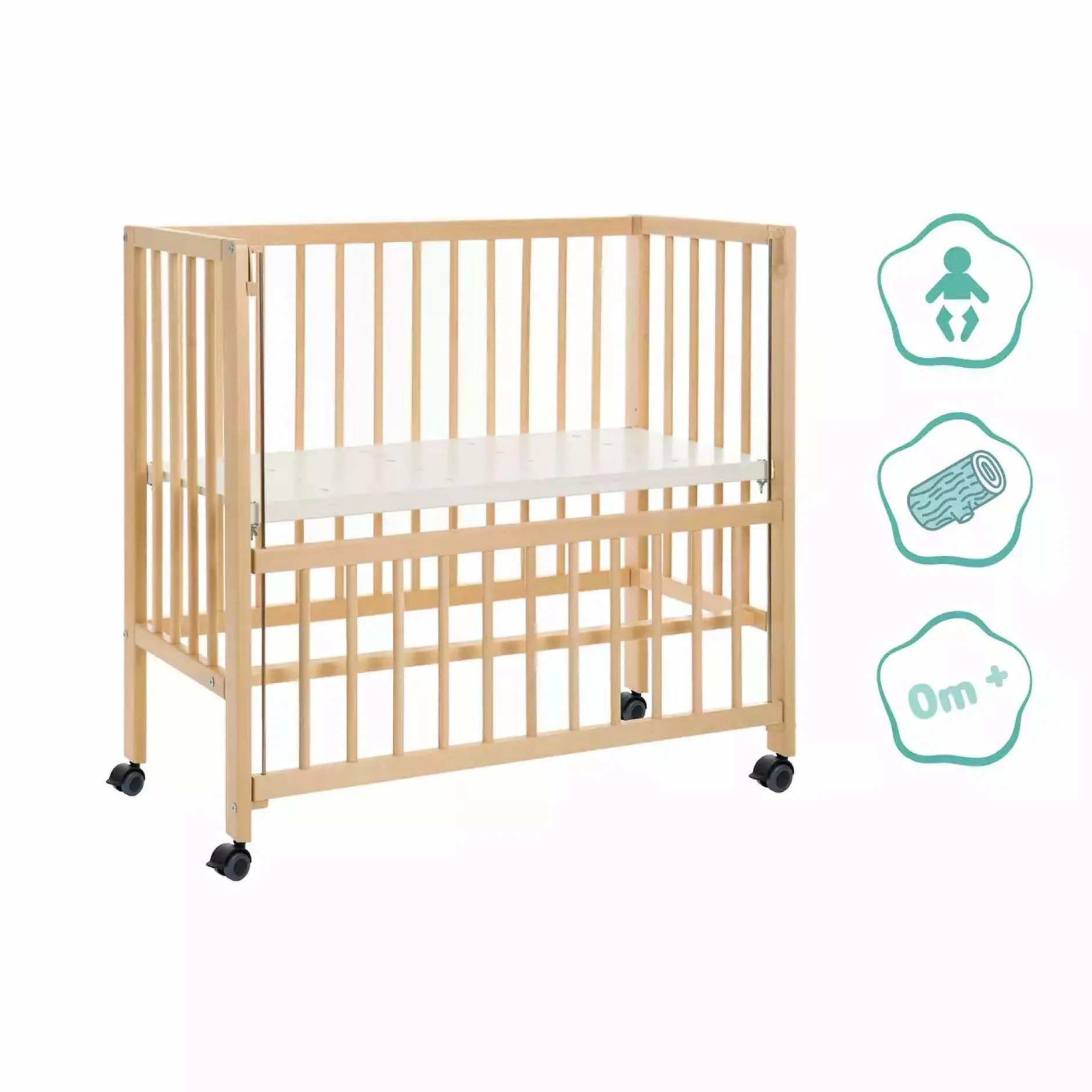 fillikid Beistellbett Cocon natur* Babybetten