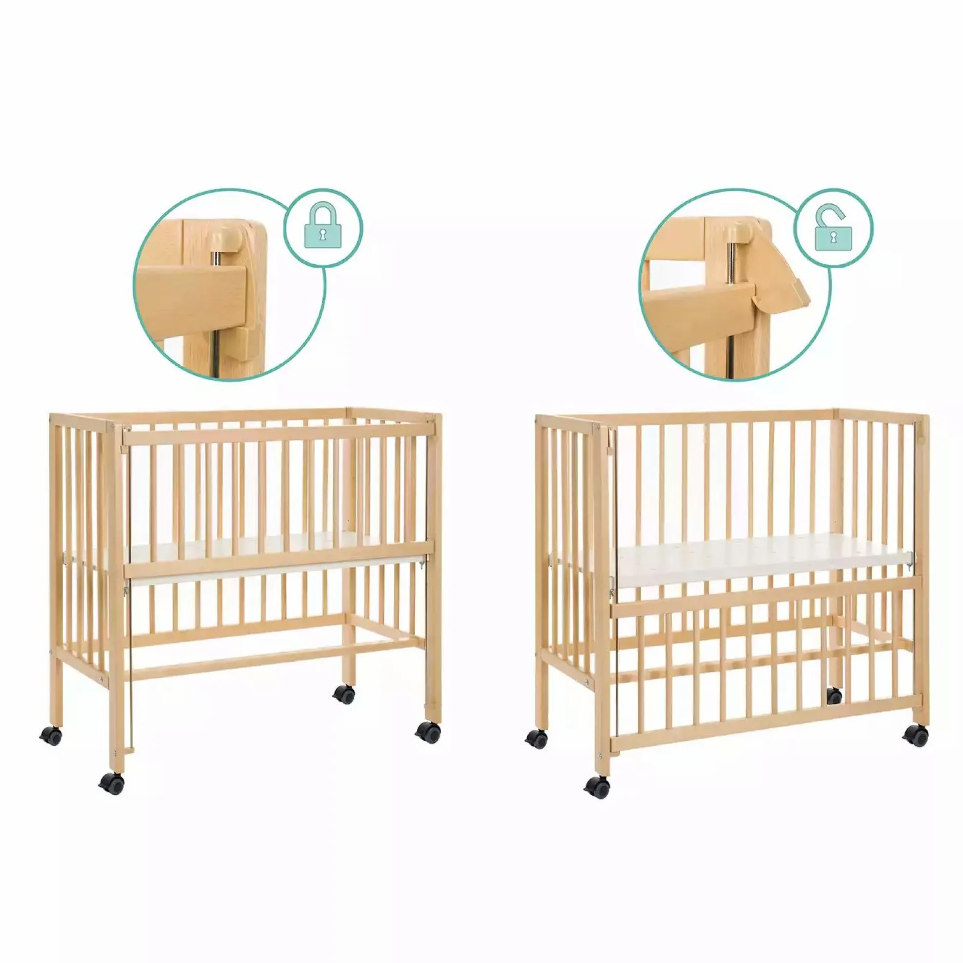 fillikid Beistellbett Cocon natur* Babybetten