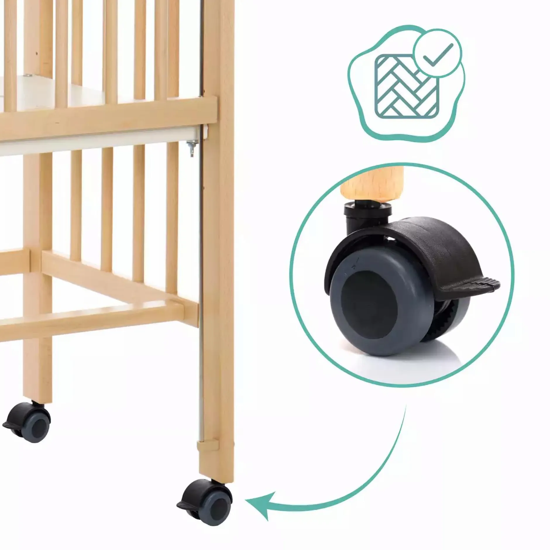 fillikid Beistellbett Cocon natur* Babybetten