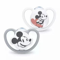 NUK Beruhigungssauger Mickey Mouse Space 6-18 Monate* Schnuller|Spieluhren