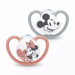 NUK Beruhigungssauger Minnie Mouse Space 6-18 Monate* Schnuller|Spieluhren