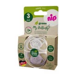 nip Beruhigungssauger My Butterfly Green Gr. 3* Schnuller