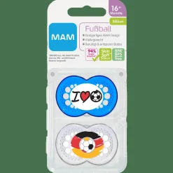 MAM Beruhigungssauger Original 16+ Monate Fußball* Schnuller