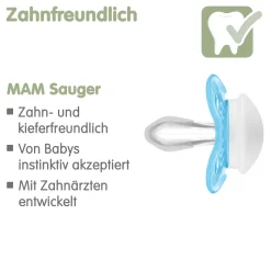 MAM Beruhigungssauger Original Silikon 0 - 6 Monate* Schnuller